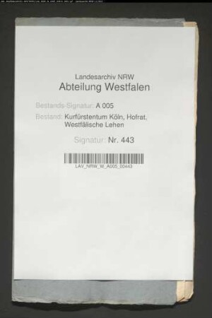 Belehnung des Henrich Christoph von Schade - zu Mitbehuf auch seines Bruders Theodor Hermann - mit den Burglehen zu Eversberg und Bilstein, den dazu gehörigen Eigenleuten und dem Gut zu Bruchhausen (Gemeinde Kirchveischede)
