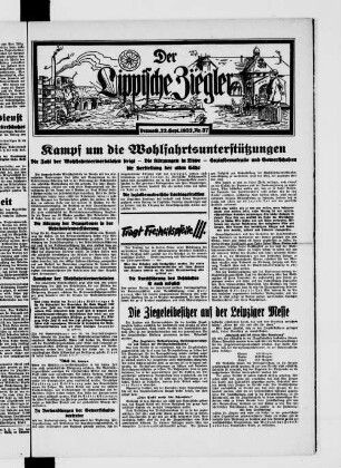 Der lippische Ziegler. 1926-1933