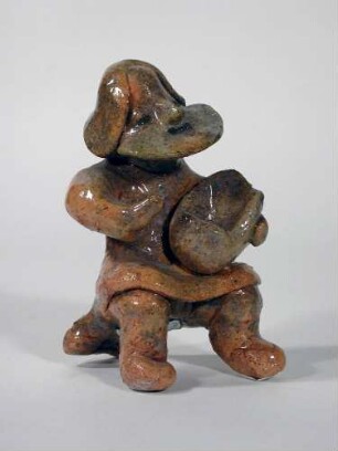 Figur, Bauer mit Schüssel