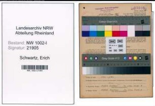 Entnazifizierung Erich Schwartz, geb. 28.07.1902 (Ingenieur)