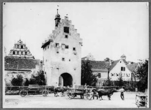 Am alten Stadttor in Sulzfeld am Main : Sulzfeld am Main. Maintor (1401/1415). Feldseite
