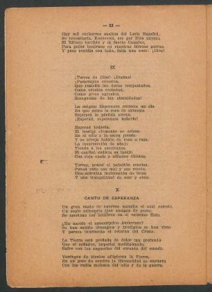 X - Canto de esperanza