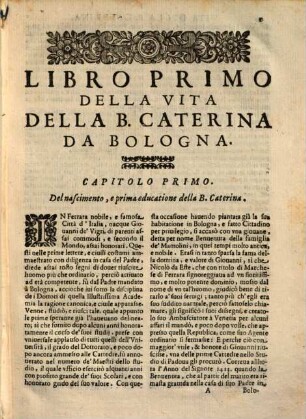 Vita della beata Caterina de Bologna ...