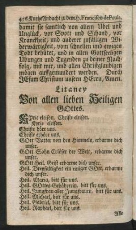 Linatey Von allen lieben Heiligen Gottes.