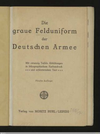 Die graue Felduniform der deutschen Armee