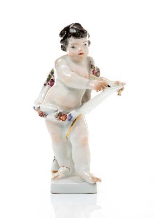 Schreibender Putto: "Allegorie der Arithmetik