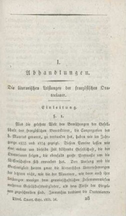 407-421 Die literarischen Leistungen der französischen Oratorianer