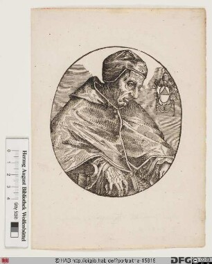 Bildnis Papst Gregor XII. (Angelo Correr) (reg. 30. 11. 1406 - 4. 7. 1415)