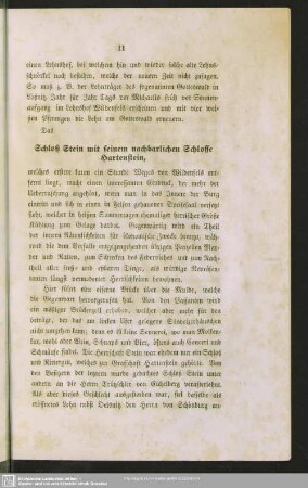 Schloß Stein mit seinem nachbarlichen Schlosse Hartenstein