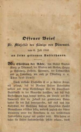 Schleswig-Holsteins Gegenwart