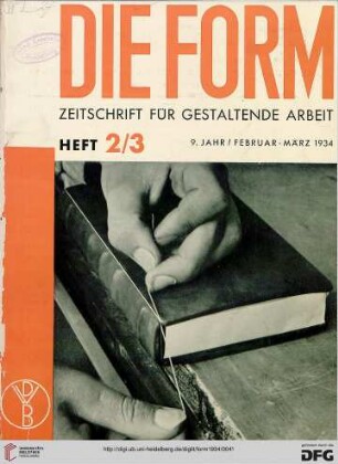 Heft 2/3 (Februar-März 1934)