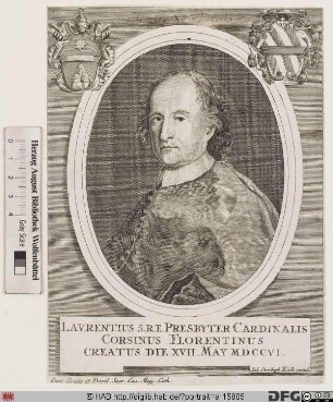 Bildnis Papst Clemens XII. (Lorenzo Corsini) (reg. 12. 7. 1730 - 8. 2. 1740)