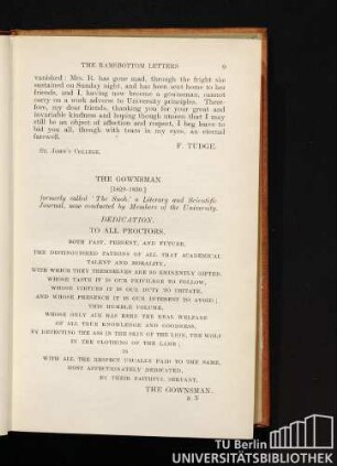 The Gownsman. [1829-1830.]