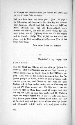199 Wandsbeck, d. 17. August 1811