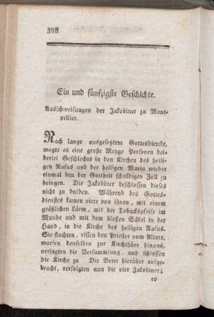 Ein und fünfzigste Geschichte - Fünf und fünzigste Geschichte