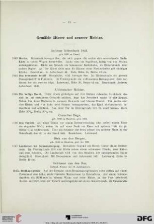 Gemälde älterer und neuerer Meister (Nr. 1043-1134)