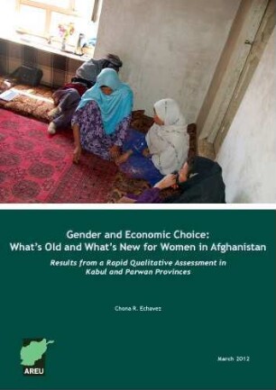Gender and economic choice: what's old and what's new for women in Afghanistan?