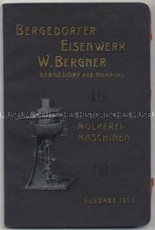 Bergedorfer Eisenwerk. Molkerei-Maschinen