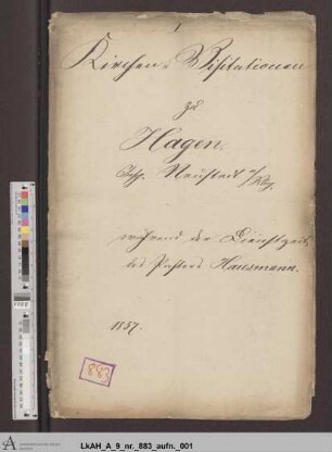 Hagen (Neustadt): Visitationsakten