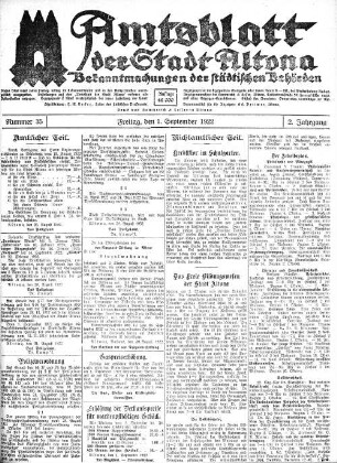 Nummer 35 : Freitag, den 1. September 1922