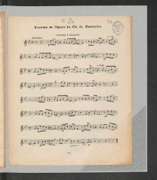 Cornet à pistons.
