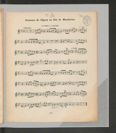 Cornet à pistons.