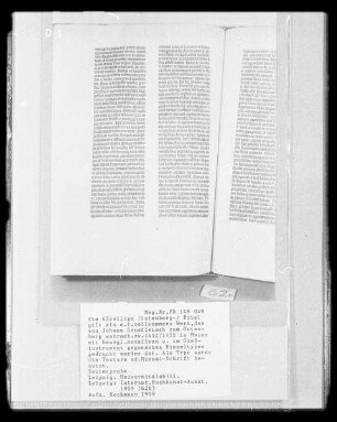42-zeilige Gutenberg-Bibel, Mainz 1452/1455