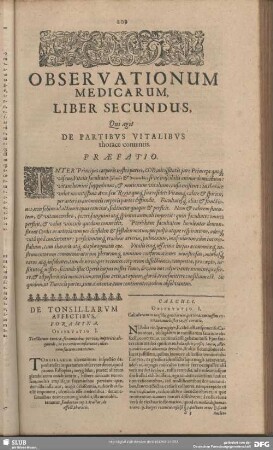 Liber Secundus, Qui agit De Partibus Vitalibus thorace contentis