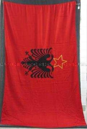 Staatsflagge der Volksrepublik Albanien