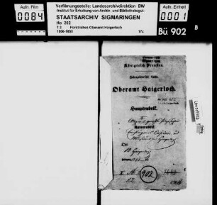 Haigerloch: Errichtung eines Kasinos und Museums