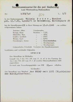 Prüss, Wilhelm