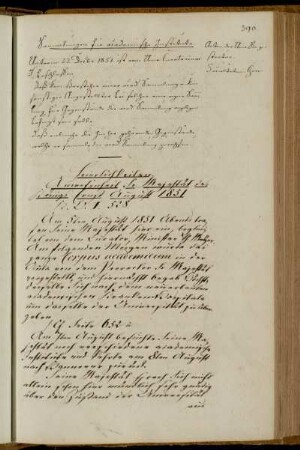 Feierlichkeiten Anwesenheit des Königs Ernst August 1851