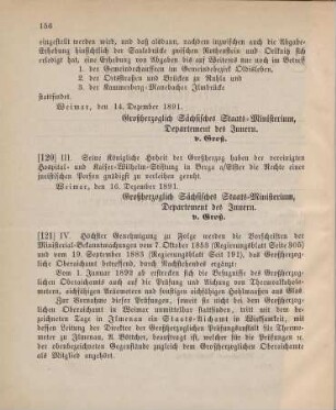 121. Ministerial-Bekanntmachung, die Erweiterung der Befugnisse des Großherzoglichen Oberaichamts bezüglich Gründung eines Staats-Aichamts in Ilmenau betreffend
