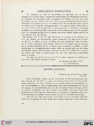 2.Ser. 11.1918: Koorsluitingen, [1]