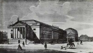 Opernhaus und die Hedwigskirche