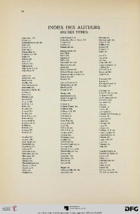 Index des auteurs <ou des titres>