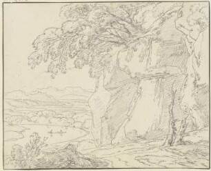 Gebirgslandschaft mit steilen Felsen