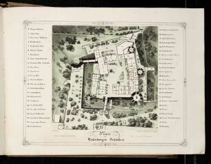 Heidelberger Schloss, Gebäudegrundriss