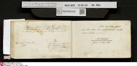 Stammbuch des Ernst Philipp Ludwig Zellmann (1763-1795) aus
                           Braunschweig
