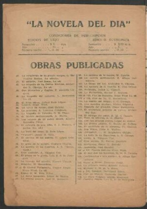 Obras públicadas