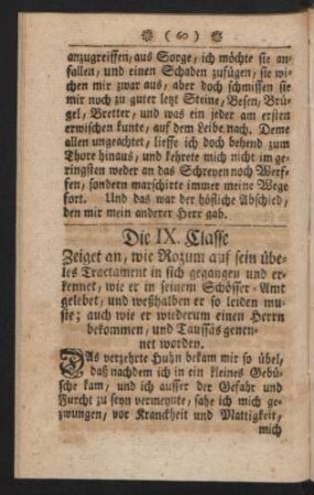 Die IX. Classe