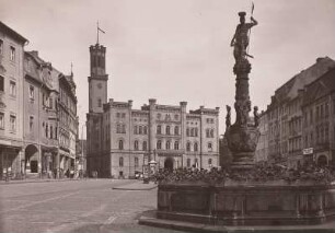 Marsbrunnen, Markt, Zittau