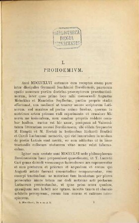 De re metrica poetarum Latinorum praeter Plautum et Terentium : libri 7 ; accedunt eiusdem auctoris opuscula