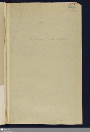 127. Rabener, Gottlieb Wilhelm