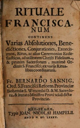 Rituale franciscanum