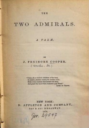 Novels, 14