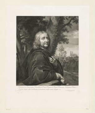 Philippus de Champaigne Bruxellensis Pictor Regius, et Regiae Pictorum Academiae Rector