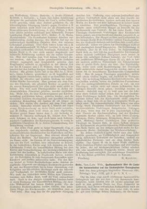356-358 [Rezension] Bode, Wilhelm, Quellennachweis über die Lieder des hannoverischen und des lüneburgischen Gesangbuches samt den dazu gehörigen Singweisen