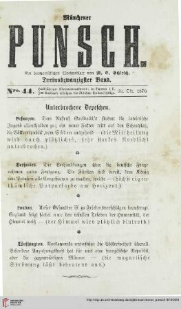 Nro. 44 (30. Oktober 1870)