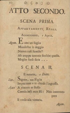 [Atto secondo. = Andere Abhandlung.]